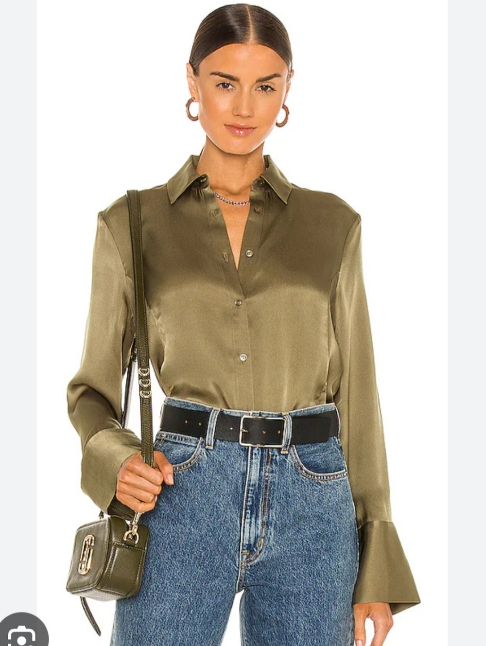 Anine Bing Silk Blouse